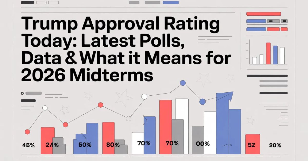 Trump Approval Rating Today: Latest Polls, Data & What It Means for 2026 Midterms