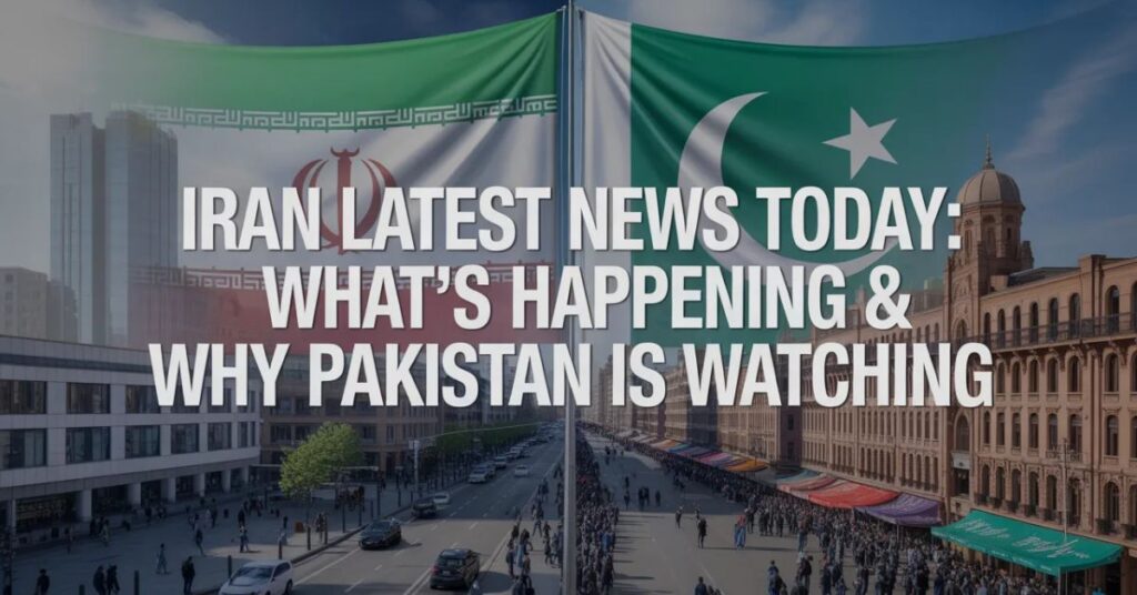 Iran Latest News Today 2026 : What's Happening & Why Pakistan Is Watching