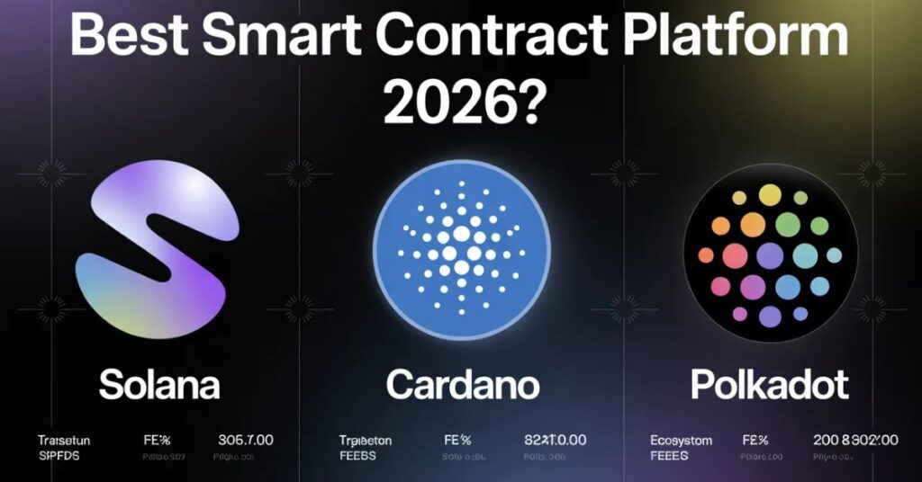 Solana vs Cardano vs Polkadot 2026: Best Smart Contract Platform in 2026?